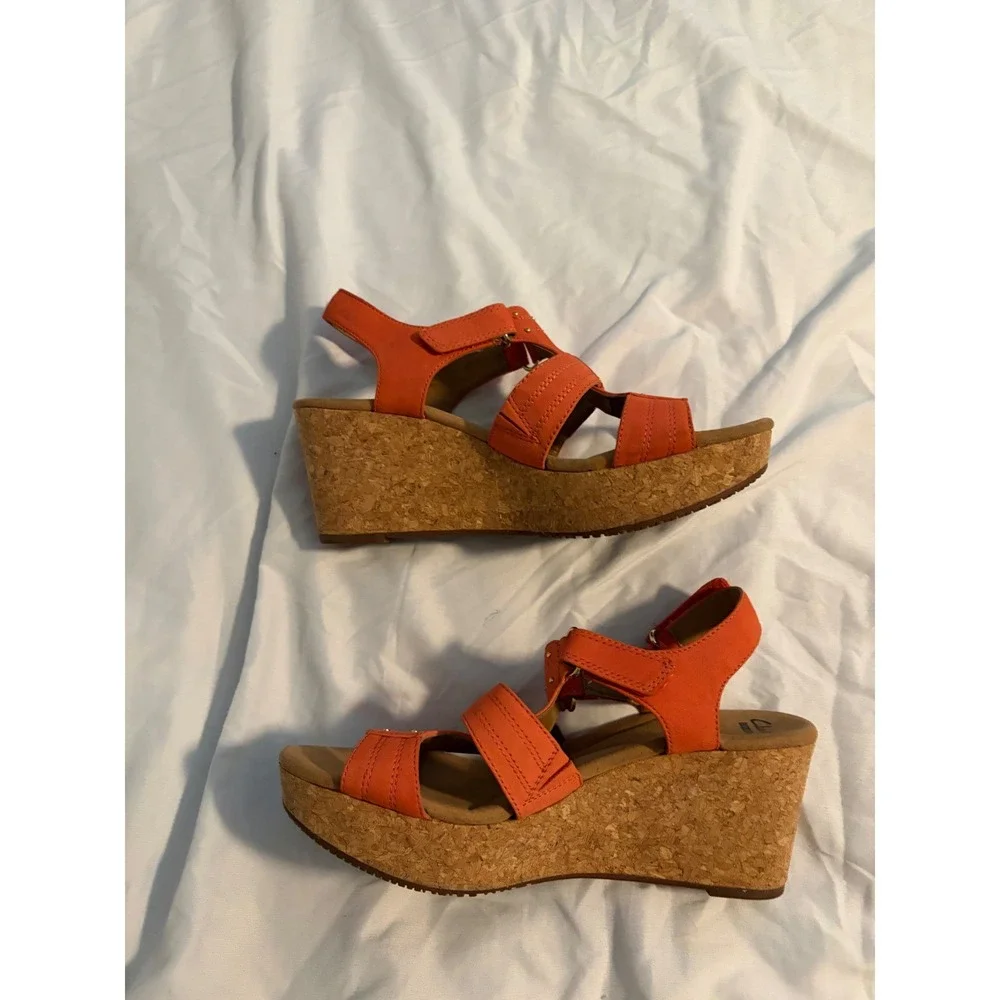 Clarks cork wedge